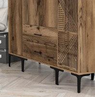 Dulap Trendy Kumsal STP Walnut 201.4x47.5x160cm GTR001783 imaginea #3 — magazin online Desire.md