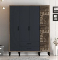 Dulap Trendy Kumsal STP Walnut/Anthracit 201.4x47.5x160cm GTR001784 imaginea #1 — magazin online Desire.md