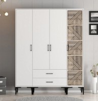 Dulap Trendy Kumsal STP White 201.4x47.5x160cm GTR001787