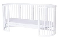 Pătuţ Ingvart Smart 9in1 72x72x120cm White (1729003) imaginea #3 — magazin online Desire.md