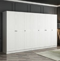 Шкаф Trendy Kale Mebran 4777 White 315x210x52cm GTR001835 фото №2 — интернет-магазин Desire.md
