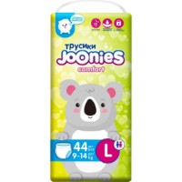 Scutece-chiloți Joonies Comfort L 9-14kg 44pcs