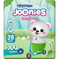Scutece-chiloți Joonies Comfort+ XXL 15-20kg 28pcs imaginea #1 — magazin online Desire.md