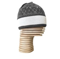 Шапка Kama Knitted A128 XL Black фото №2 — интернет-магазин Desire.md