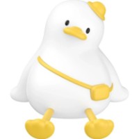 Lampă de veghe Hoco HX16 Duck imaginea #2 — magazin online Desire.md