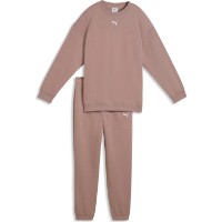 Costum sportiv pentru copii Puma Loungewear Oversized Sandstone, s.140