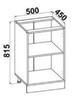 Bucatarie modulara Yasen Madera H№6 500х715 Gold Craft Oak imaginea #4 — magazin online Desire.md