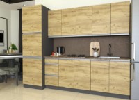 Bucatarie modulara Yasen Madera В№18 600х2030 Gold Craft Oak imaginea #3 — magazin online Desire.md