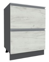 Bucatarie modulara Yasen Madera H№15 600х715 White Craft Oak