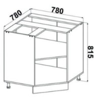 Кухонный модуль Yasen Madera H№19 780х780 White Craft Oak фото №5 — интернет-магазин Desire.md