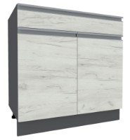 Кухонный модуль Yasen Madera H№21 800х715 White Craft Oak