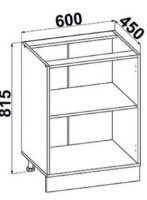 Кухонный модуль Yasen Madera H№8 600х715 White Craft Oak фото №5 — интернет-магазин Desire.md