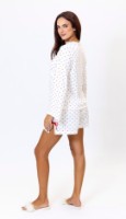 Pijama Ajoure T23701 Ivory Print Hearts, s.XL imaginea #2 — magazin online Desire.md