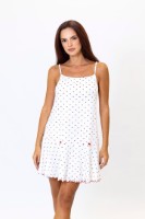 Camașa de noapte Ajoure T4229 Ivory Print Hearts, s.M imaginea #1 — magazin online Desire.md