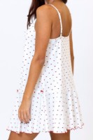 Camașa de noapte Ajoure T4229 Ivory Print Hearts, s.S imaginea #2 — magazin online Desire.md