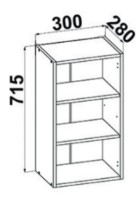 Кухонный модуль Yasen Madera В№2 300х715 White Craft Oak фото №5 — интернет-магазин Desire.md