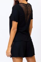 Pijama Ajoure TK23685 Black, s.M imaginea #2 — magazin online Desire.md