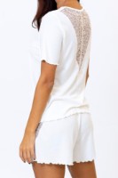 Pijama Ajoure TK23685 Ivory, s.S imaginea #2 — magazin online Desire.md