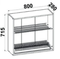 Bucatarie modulara Yasen Madera В№10 800х715 Graphite Grey imaginea #4 — magazin online Desire.md
