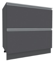 Bucatarie modulara Yasen Madera Н№16 800х715 Graphite Grey