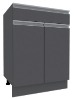 Bucatarie modulara Yasen Madera Н№20 600х715 Graphite Grey