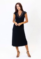 Camașa de noapte Ajoure V4216 Black, s.XL imaginea #1 — magazin online Desire.md