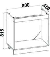 Bucatarie modulara Yasen Madera Н№11 Washing 800х715 White Kraft Oak  imaginea #2 — magazin online Desire.md