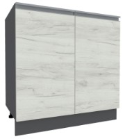 Bucatarie modulara Yasen Madera Н№11 Washing 800х715 White Kraft Oak 