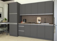 Кухонный модуль Yasen Madera Н№17 880х715 Graphite Grey фото №2 — интернет-магазин Desire.md