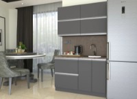 Bucatarie modulara Yasen Madera Н№4 400х715 Graphite Grey imaginea #3 — magazin online Desire.md