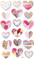 Autocolante DPCraft Hearts 18pcs (DPPI-018) imaginea #2 — magazin online Desire.md