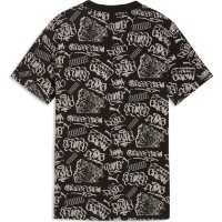 Tricou pentru copii Puma Mid90s All-Over Print Puma Black, s.164 imaginea #2 — magazin online Desire.md