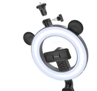 Lampă inelară Borofone BY6 PerfectPic Black (BOTRWIBY6PPBK) imaginea #2 — magazin online Desire.md