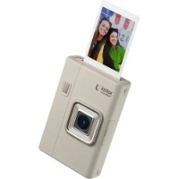 Aparat foto Fujifilm Instax Mini LiPlay+ Sand Beige imaginea #3 — magazin online Desire.md