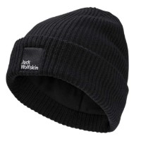 Căciulă Jack Wolfskin Pergamon Black, s.M