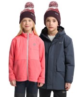 Căciulă Jack Wolfskin Stripy Pompom K Amaranth, s.S imaginea #4 — magazin online Desire.md