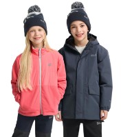 Căciulă Jack Wolfskin Stripy Pompom K Dark Navy, s.M imaginea #5 — magazin online Desire.md