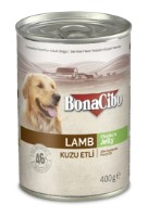Hrană umedă pentru câini BonaCibo Lamb 400g