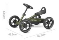 Kart cu pedale Qplay Gokart Haki imaginea #2 — magazin online Desire.md