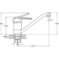 Смеситель для кухни Zegor PED4A фото №3 — интернет-магазин Desire.md