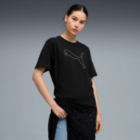 Tricou de dame Puma Bedazzled Relaxed Puma Black, s.S imaginea #2 — magazin online Desire.md