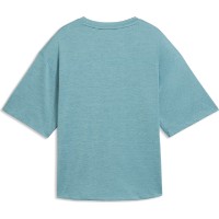 Tricou de dame Puma Cloudspun Relaxed Baltic Sea Blue, s.L imaginea #2 — magazin online Desire.md