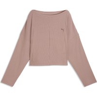 Hanorac damă Puma Cloudspun Rib Long Sleeve Sandstone, s.L imaginea #1 — magazin online Desire.md