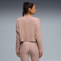Hanorac damă Puma Cloudspun Rib Long Sleeve Sandstone, s.L imaginea #3 — magazin online Desire.md