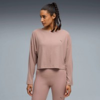 Hanorac damă Puma Cloudspun Rib Long Sleeve Sandstone, s.XL imaginea #2 — magazin online Desire.md