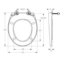 Capac de toaletă SoloPlast SP-1 imaginea #2 — magazin online Desire.md