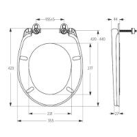 Capac de toaletă SoloPlast SP-18 imaginea #2 — magazin online Desire.md