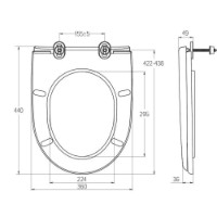 Capac de toaletă SoloPlast SP-2 imaginea #2 — magazin online Desire.md