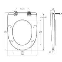 Capac de toaletă SoloPlast SP-3 imaginea #2 — magazin online Desire.md