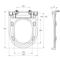 Capac de toaletă SoloPlast SPD-12 imaginea #2 — magazin online Desire.md